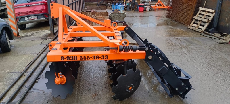 Борона дисковая навесная БДН 2,4х2Н с амортизаторами катка, 14 рабочих органов купить в Саратове – «БДН-АгроКубань», 4