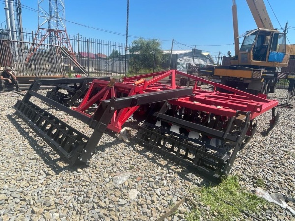 Борона дисковая прицепная БДН 6х4П цельнорамная, 56 рабочих органа купить в Саратове – «БДН-АгроКубань», 2