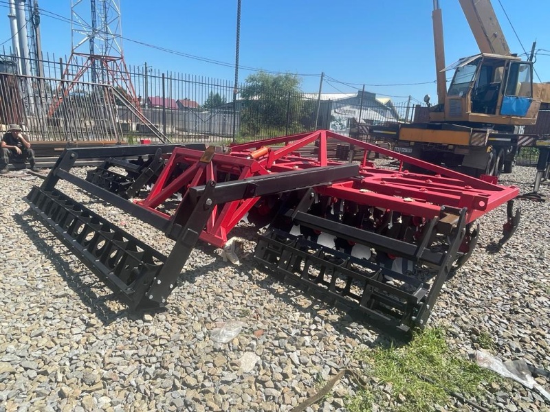 Борона дисковая прицепная БДН 6х4П цельнорамная, 56 рабочих органа купить в Саратове – «БДН-АгроКубань», 2